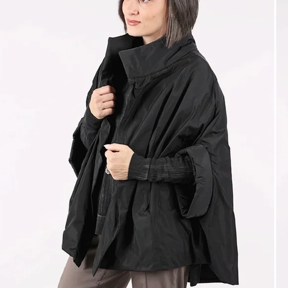 PLANET BY LAUREN G-NYLON CHIC CAPE - Picture 2 of 7